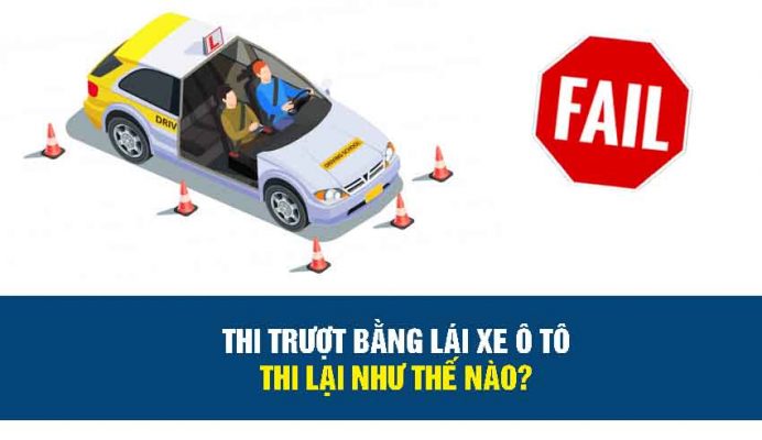 thi trượt thực hành lái xe b2