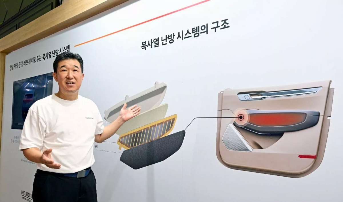 Hyundai sẽ áp dụng hệ thống sưởi bức xạ để tăng phạm vi hoạt động của xe điện- Ảnh 2. Hyundai sẽ áp dụng hệ thống sưởi bức xạ để tăng phạm vi hoạt động của xe điện- Ảnh 2.